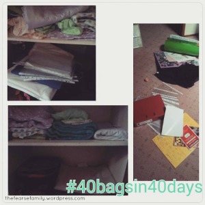 The Fearse Family: 40 bags in 40 days